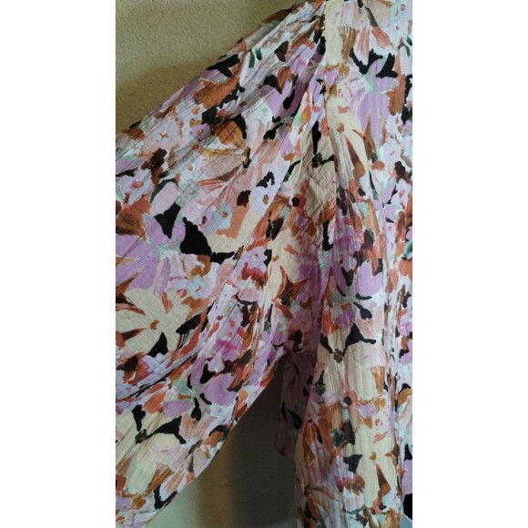 Lindex Smocked Long Sleeve in Floral Breeze womens size M/L - Picture 8 of 11